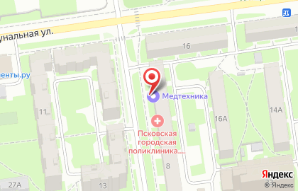 Компания Медтехника на улице Киселёва на карте