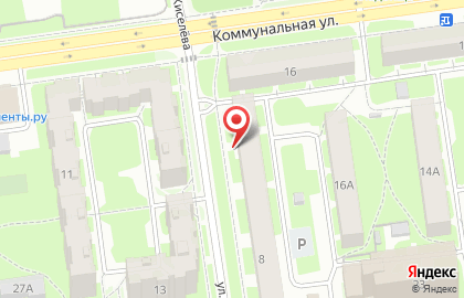 Компания Медтехника на улице Киселёва на карте