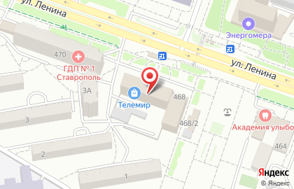 Юридическое агентство ЮГ на улице Ленина на карте