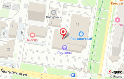 Оператор связи МТС на Балтийской улице на карте