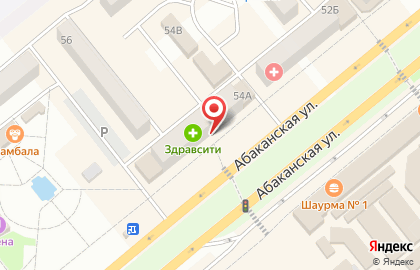 Торговый дом Кооператор на Абаканской улице на карте