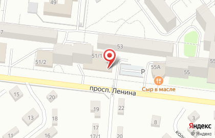 Магазин разливных напитков Пiвзаводъ на проспекте Ленина на карте