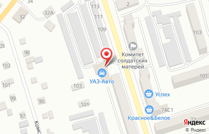 СТО Амур Авто на улице 50 лет Октября на карте