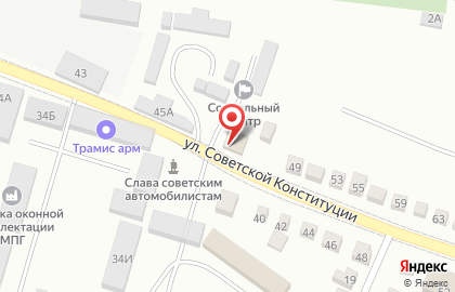 Страховая фирма на улице Советской Конституции на карте