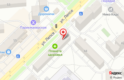 Пекарня Хлебница на улице Лепсе на карте
