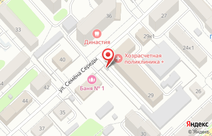 Автостоянка в Рязани на карте