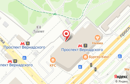 Кальянной МСК Lounge на Проспекте Вернадского на карте