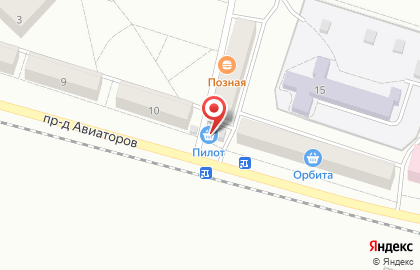 Продуктовый магазин Пилот в Черновском районе на карте