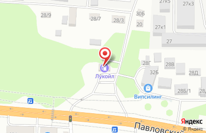 Лукойл в Железнодорожном районе на карте