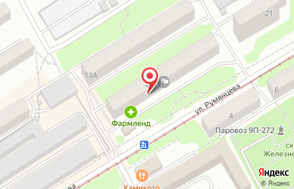 Парикмахерская Цирюльникъ в Челябинске на карте