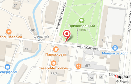 Прокуратура Ломоносовского района в Петродворцовом районе на карте
