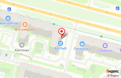Агентство недвижимости Любимый город на Шекснинском проспекте на карте