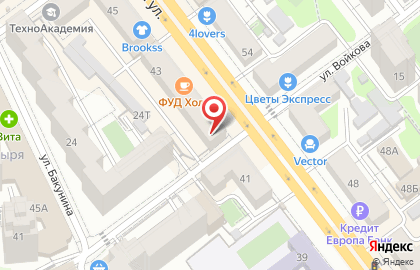 Интернет-ресторан Brusketta на Плехановской улице на карте