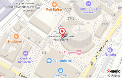 Детский центр Мамина радость в Центральном районе на карте