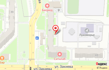СберФинанс на улице Закиева на карте