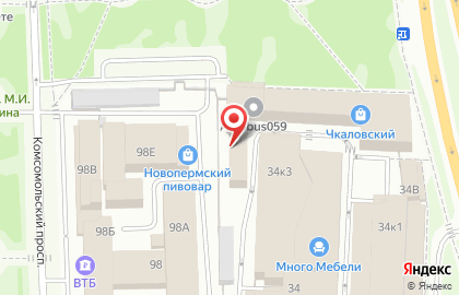 Мебельный центр Чкаловский на улице Героев Хасана на карте