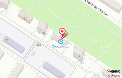 Агентство по туризму Чемодан в Заводском районе на карте