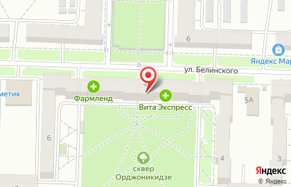 Магазин хозтоваров на улице Белинского, 5 на карте