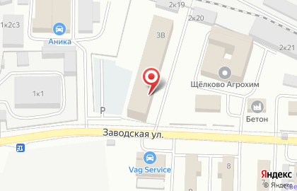 Колледж информационных технологий и права на Заводской улице на карте