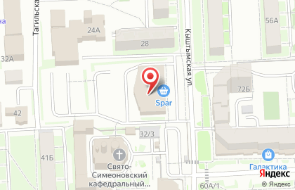 Супермаркет Spar Экспресс в Калининском районе на карте