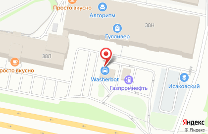 Робот-автомойка Washerbot на карте