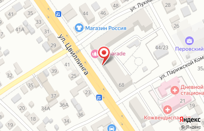 Банкомат УБРиР на улице Цвиллинга, 68 на карте