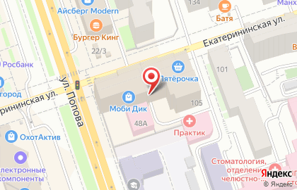 Центр торговая корпорация в Ленинском районе на карте