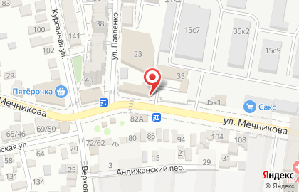 Автобанк Страхование на улице Мечникова на карте