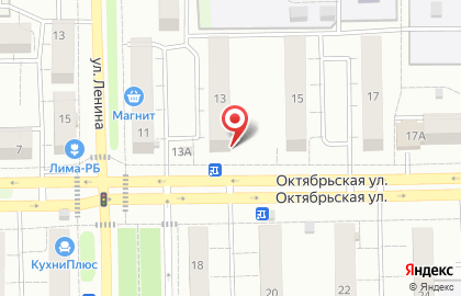Автошкола Аона на Октябрьской улице на карте