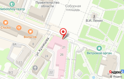 Ульяновский областной клинический госпиталь ветеранов воин в Ленинском районе на карте