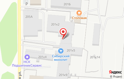 Компания НиК-К в Октябрьском районе на карте