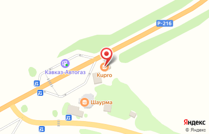 Сеть вкусного питания Гиро КУПРО на Ставропольской улице на карте