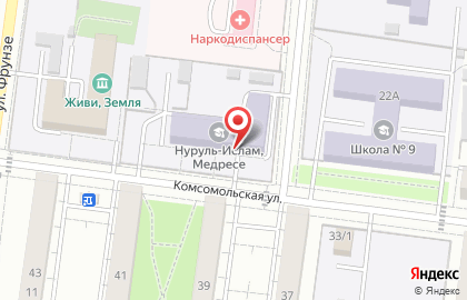 Магазин халяльной продукции на Комсомольской на карте