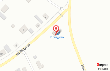 Алкоритм на улице Фрунзе на карте