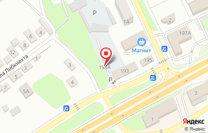 Автостоянка в Липецке на карте