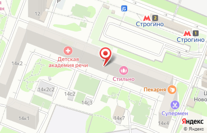 Студия восточных танцев Аль-Дигора в Строгино на карте
