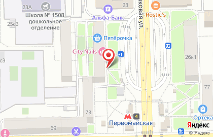 Банкомат СберБанк на 9-й Парковой улице, 21 к 1 на карте