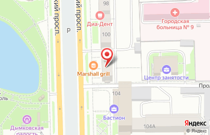 Служба доставки товаров из ИКЕА на Октябрьском проспекте на карте