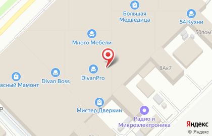 Мебельный магазин Мебель Черноземья на Светлановской улице на карте