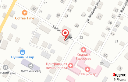 Медицинская клиника family на Больничной улице на карте