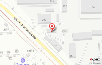 Торговая компания на проспекте Космонавтов на карте