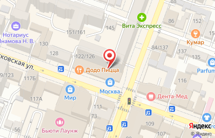 Время подарков на Московской улице на карте