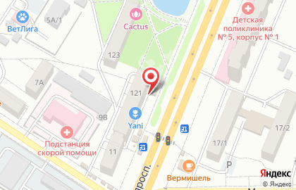 Стикс в Железнодорожном районе на карте