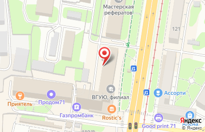 Банкомат Московский Индустриальный банк, филиал в г. Туле на проспекте Ленина, 104 на карте