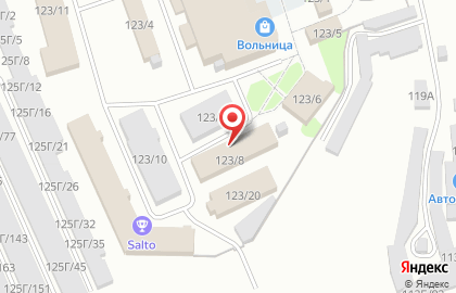 Спецрегион в Тобольске на карте