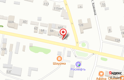 Продуктовый магазин в Ростове-на-Дону на карте