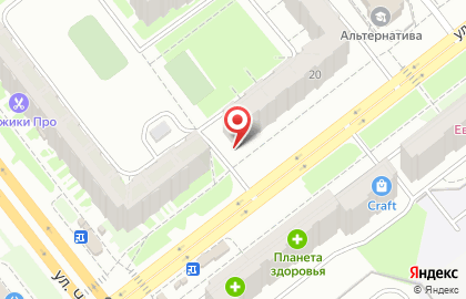Парикмахерская ЗавитОК на улице 250-летия Челябинска на карте