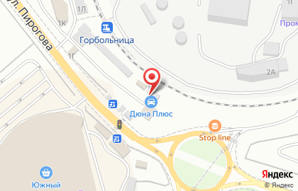Сервисный центр Автоэлектрон на улице Пирогова на карте