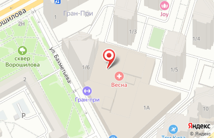 Энергия на улице Ворошилова на карте