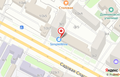 Винотека SimpleWine на метро Красные ворота на карте